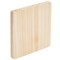 Sustainable Greetings Juvale 12 Pack Unfinished Wooden Coasters, Blank Wood Crafts Squares for DIY with Non-Slip Foam Dots (3.7 in) - Wood Coasters for Crafts